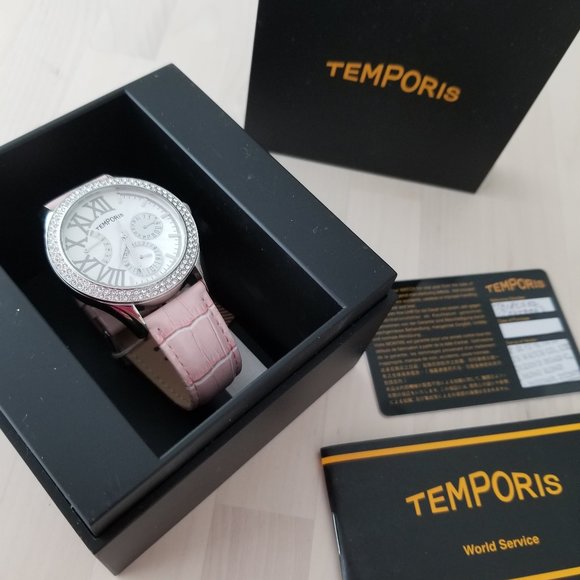 Temporis Premium Angel Collection Stainless Steel Quartz Watch, New Battery - Picture 1 of 12